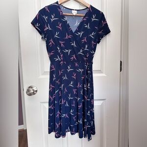 Kaileigh Arnett Faux Wrap Dress Size Small EUC